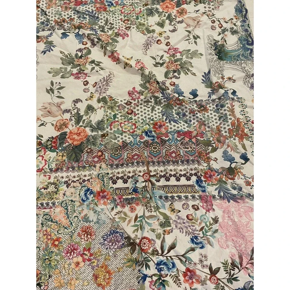 Johnny Was Tablecloth Round Flowers Boho Style 67